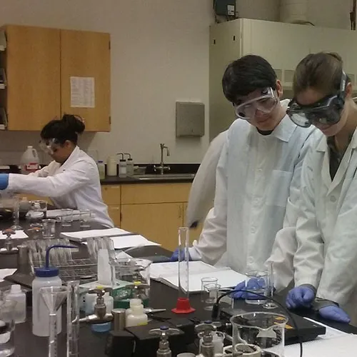 Students Studying Chemistry 