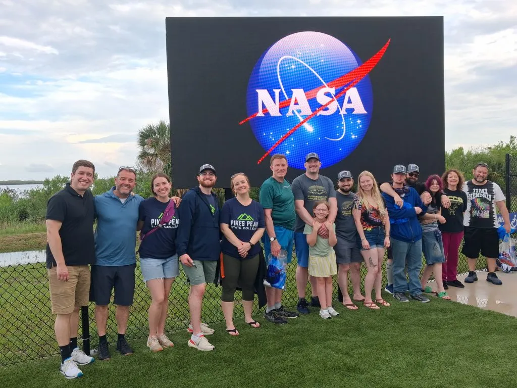 Photo of students involved in NASA project